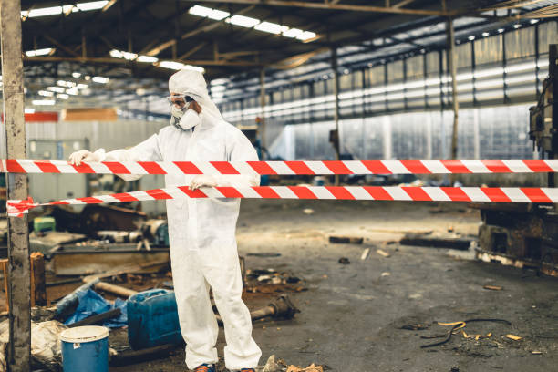 Professional Infectious Disease Decontamination technician working in Wellington, TX
